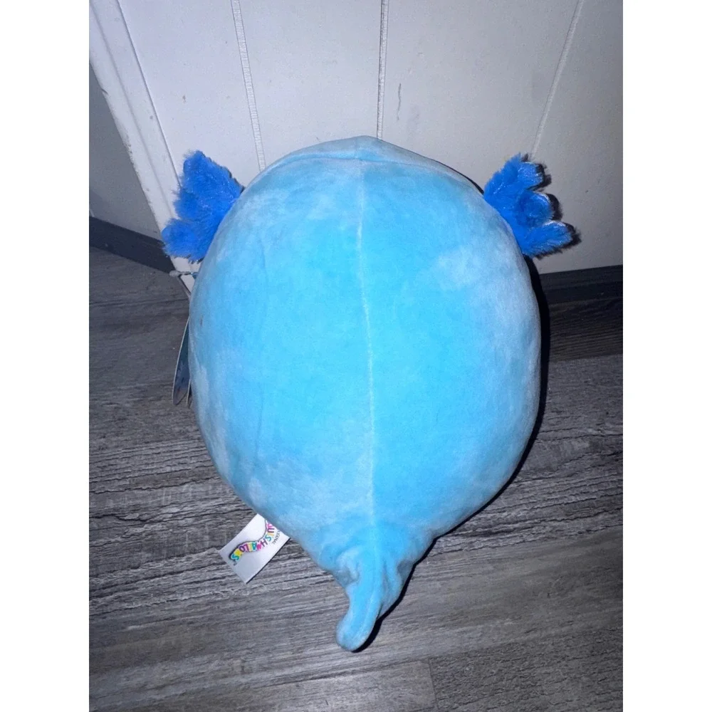Squishmallows Clutch the Axolotl 8 Inch Blue Birthday Plush with Balloon 2021
